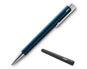 Ручка шариковая Lamy logo M+ цвет чернил черный цвет корпуса петроль (артикул производителя 4034863)